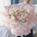 Melbourne Florist Valentine's Day ANNIVERSARY FLOWERS BOUQUET in Carnegie