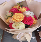 Melbourne florist  birthday flowers bouquet with bright colors