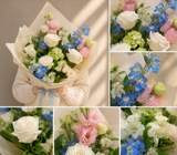 Disigner Soft Pastel Elegance Bouquet | Melbourne Flower Delivery