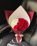 A 2026 Melbourne Valentine's Day flowers bouquet V-day Love you Red Roses Hydrangea bouquet