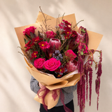d.Native Bouquet with Roses | Melbourne Florist Delivery | Omeo Flowers