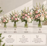 Melbourne wedding vase arrangements