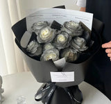 Melbourne florist  birthday black roses flowers bouquet with black color