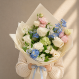 Disigner Soft Pastel Elegance Bouquet | Melbourne Flower Delivery