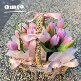 Carnegie florist basket flower arrangement