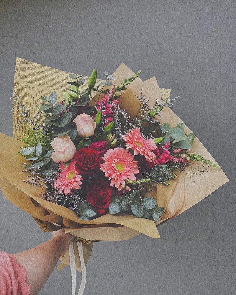 A 2026 Melbourne Valentine's Day flowers bouquet V-day Love you